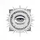 All Seeing Eye tattoo design idea