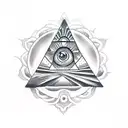 All Seeing Eye tattoo design idea
