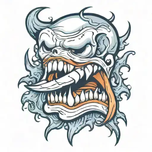 tooth bite mark tattoo tattoo design idea