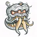tooth bite mark tattoo tattoo design idea