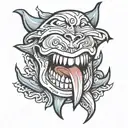 tooth bite mark tattoo tattoo design idea