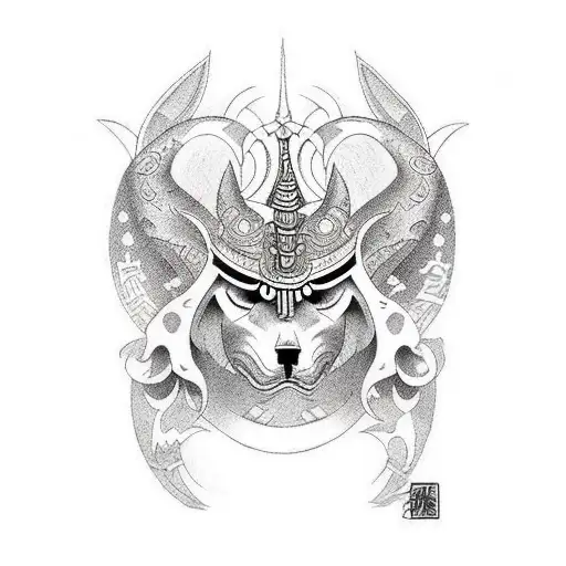 Anubis tattoo design idea