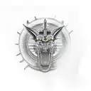 Anubis tattoo design idea