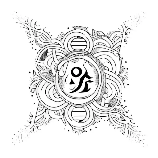 karma tattoo design idea