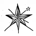 Star tattoo design idea