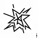 Star tattoo design idea