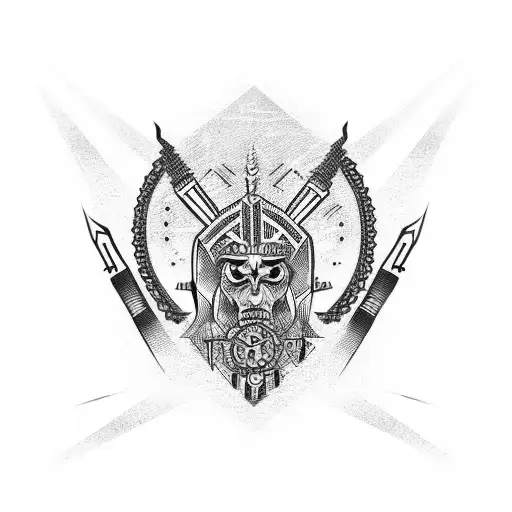 hustle tattoo design idea