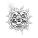 doom eternal tattoo design idea