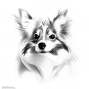 sheltie tattoo design idea