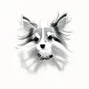 sheltie tattoo design idea