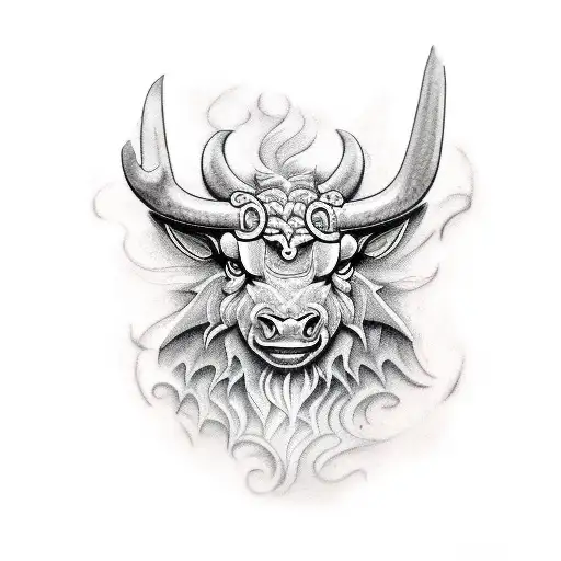 Minotaur tattoo design idea