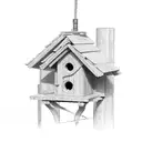 John Deere birdhouse tattoo design idea