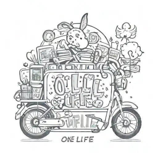 Olli: One Life, Live It (name) tattoo design idea