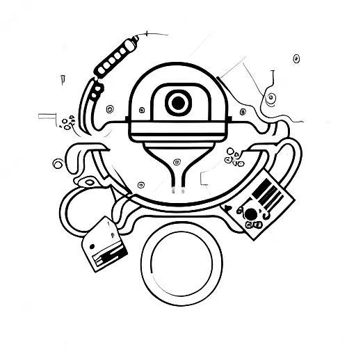 Sound engineer tattoo design idea