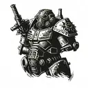 Power armor fallout new vegas tattoo design idea