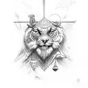 gods greater than the highs and lows tattoo design idea