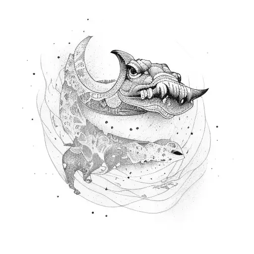 Austin Texas with star and bill longhorn tattoo design idea