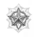 Austin Texas with star and longhorn tattoo design idea