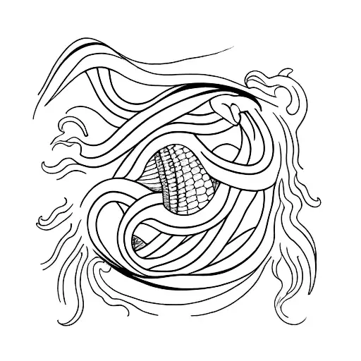 marine life tattoo design idea