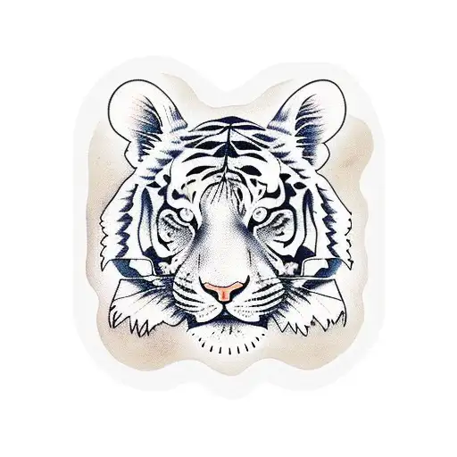Tiger tattoo design idea