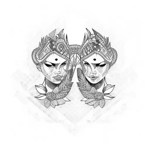 prénom de mes filles KIM et MIA  tattoo design idea