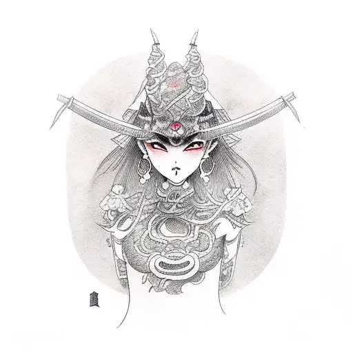 Dark Magician Girl tattoo design idea