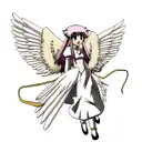 guardian angel wing tattoo design idea