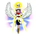 guardian angel wing tattoo design idea