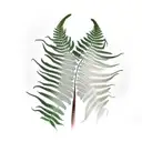 Fern Tree tattoo design idea