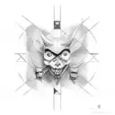 if my devils leave me i am afraid my angles will take flight as well  tattoo design idea