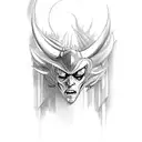 if my devils leave me i am afraid my angles will take flight as well  tattoo design idea