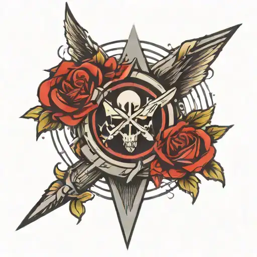 army of hope symbol tattoo design idea