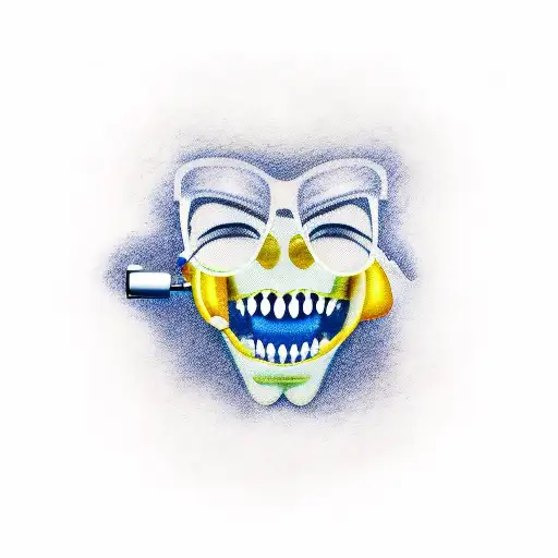  dentist dad navy tattoo design idea