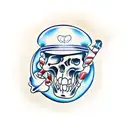 navy dentist dad tattoo design idea