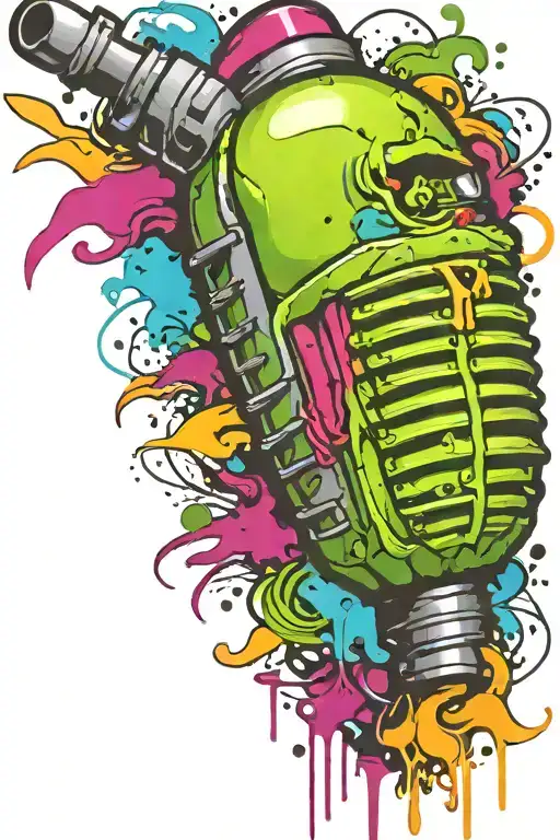 grenade boomers tattoo design idea