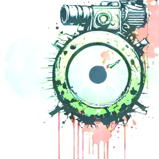 green wired explosive device or bomb and timer running grenade tattoo design idea