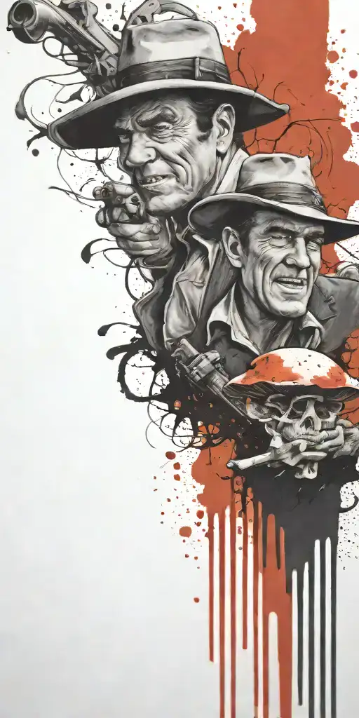 the tv show gunsmoke growing mushrooms  tattoo design idea