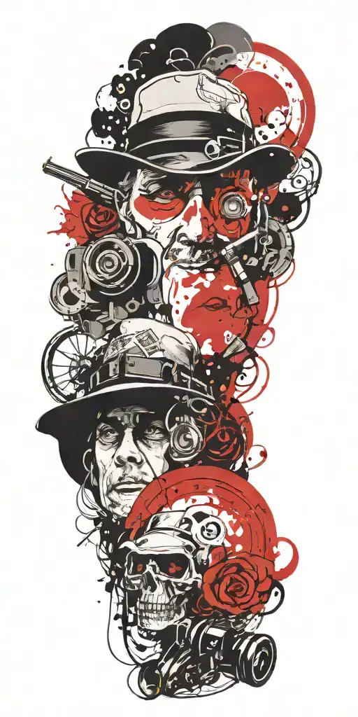 Gunsmoke television show Dodge city tattoo design idea