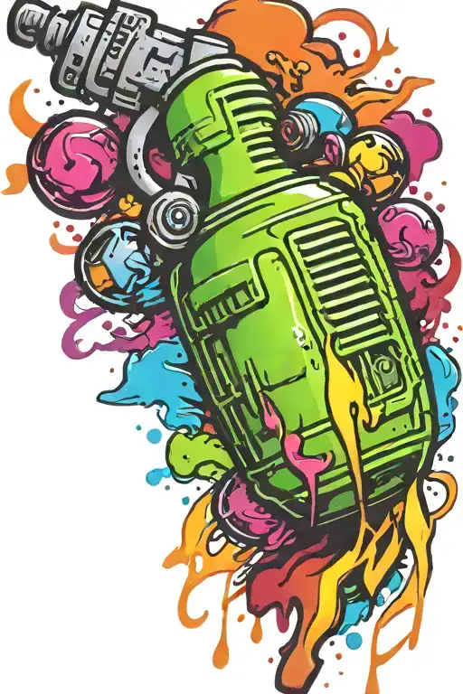 grenade boomers tattoo design idea