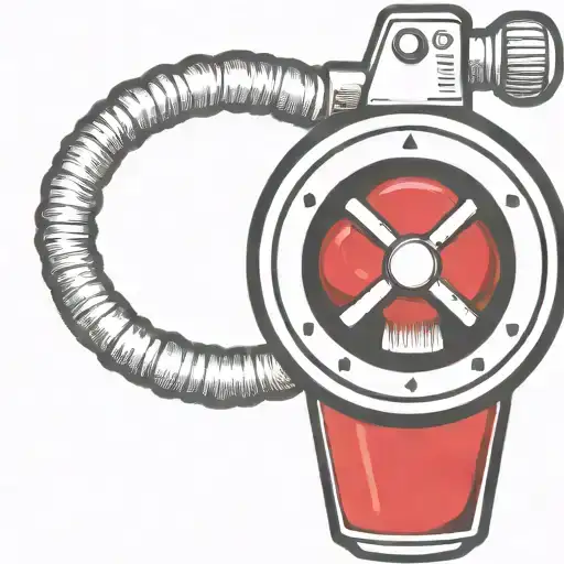 mushroom grenade wired futuristic explosive devices or bombs with timer tattoo design idea