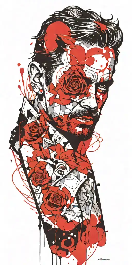 Gunsmoke television show character Faustus  tattoo design idea