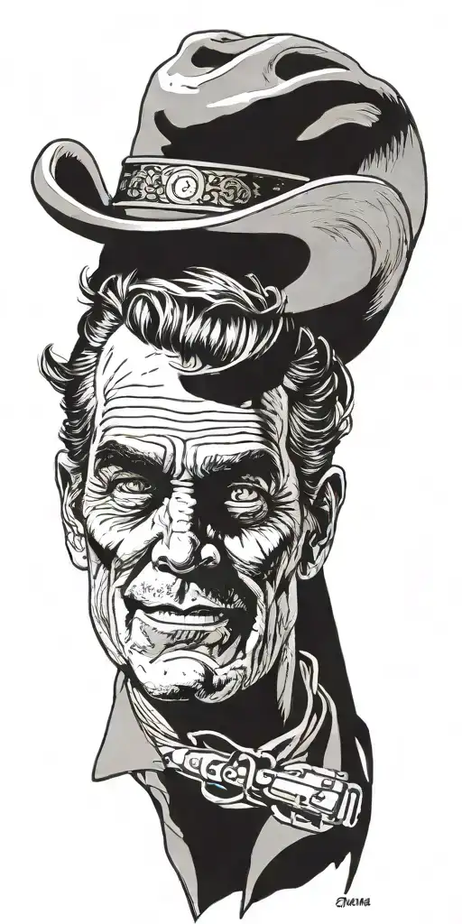 Gunsmoke television show Matthew Marshal Dillon  tattoo design idea