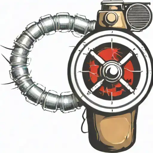  grenade wired futuristic explosive devices or bombs bullrfx timer tattoo design idea