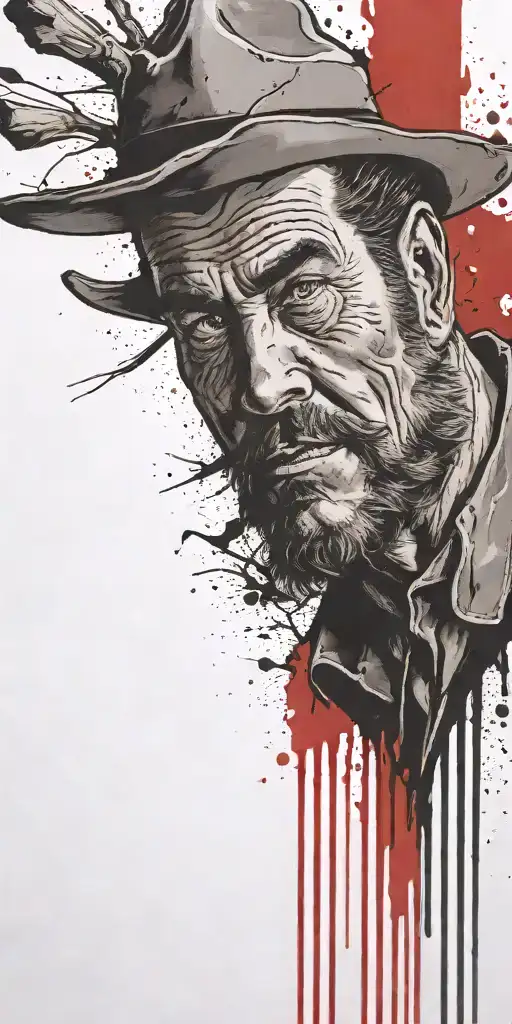 Matthew Dillon from the tv show gunsmoke growing mushrooms  tattoo design idea