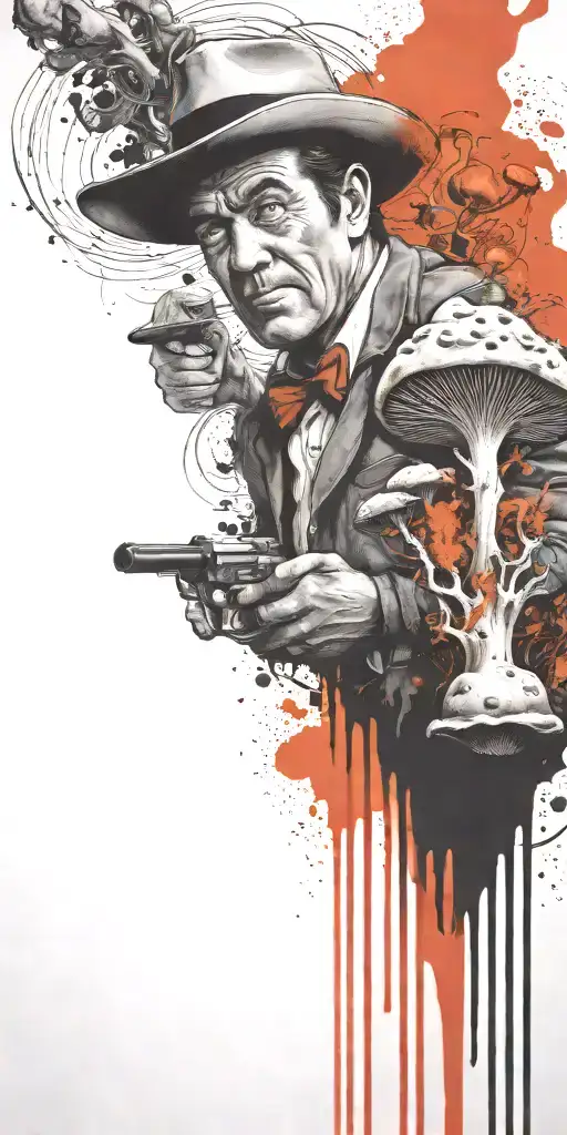 the tv show gunsmoke growing mushrooms  tattoo design idea