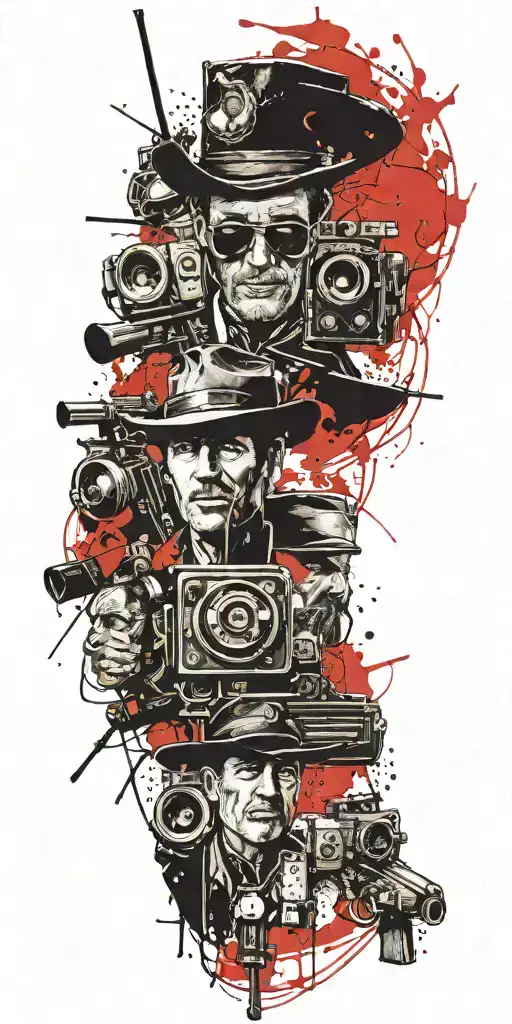 western Gunsmoke television show  tattoo design idea