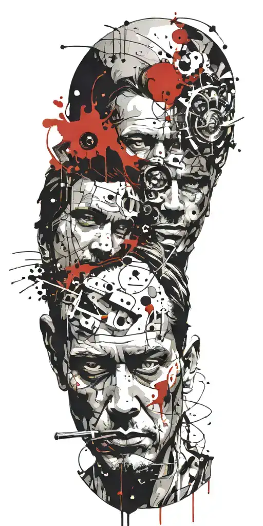 Gunsmoke television show character Faustus  tattoo design idea
