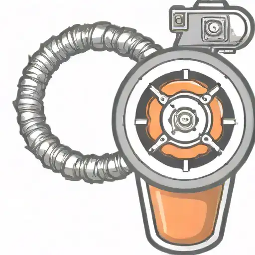 mushroom grenade wired explosive device or bomb and timer running tattoo design idea