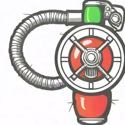 mushroom grenade wired futuristic explosive devices or bombs with timer tattoo design idea