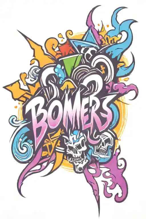 boomers tattoo design idea